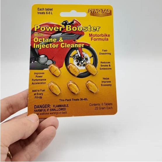 داینو تب نارنجی 6 عددی | اکتان بوستر موتورسیکلت Dyno-tab Power Booster
